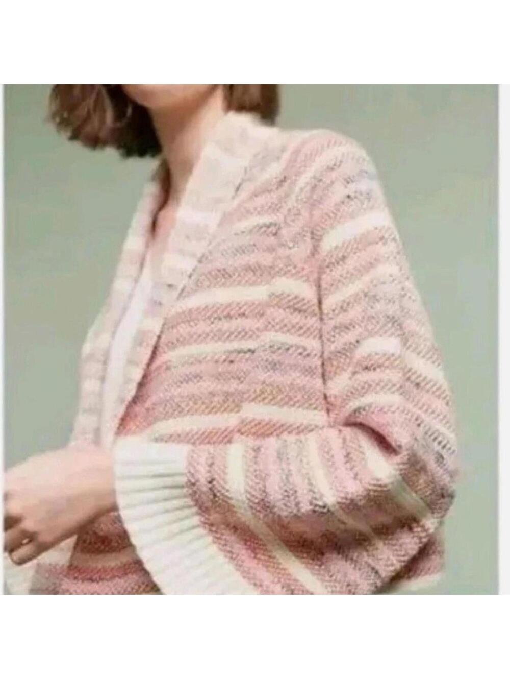 Anthropologie MOTH Bell Sleeve Sweater Cardigan Size large